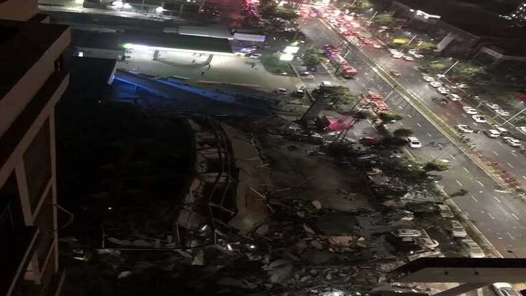 انهيار فندق لحجر مصابي كورونا ونحو 70 شخصا محاصرون تحت انقاض