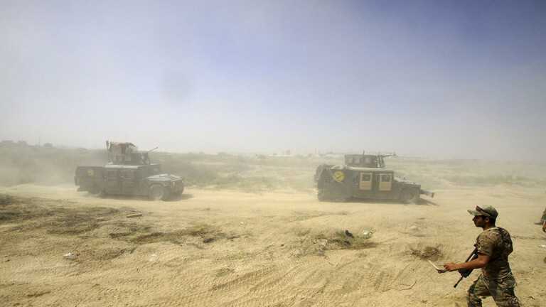 القوات العراقية تستهدف مواقع تابعة #لـ"داعش_الارهابي #بكركوك