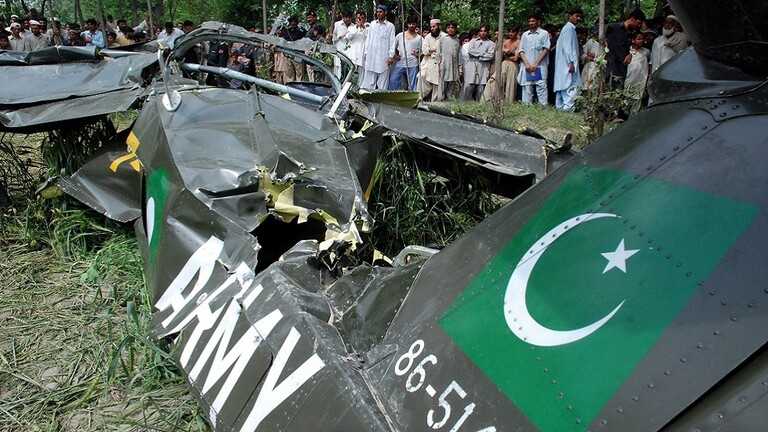تحطم طائرة تدريب لسلاح الجو الباكستاني
