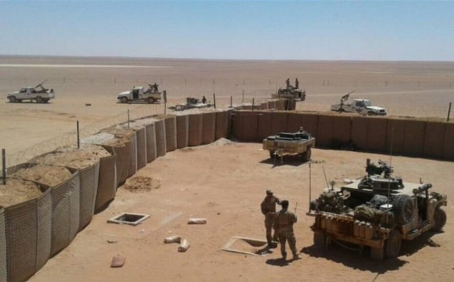 مسيّرة تستهدف قاعدة أمريكية عند الحدود العراقية السورية
