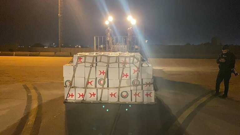 طائرة محملة بـ 70 طنا من المساعدات العراقية إلى مطار دمشق الدولي