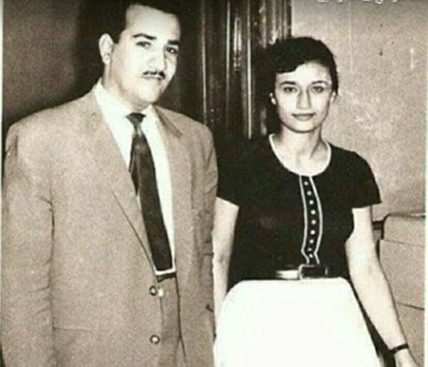 المرحوم المذيع حافظ القباني وزوجته المذيعة امل القباني رحمهما الله