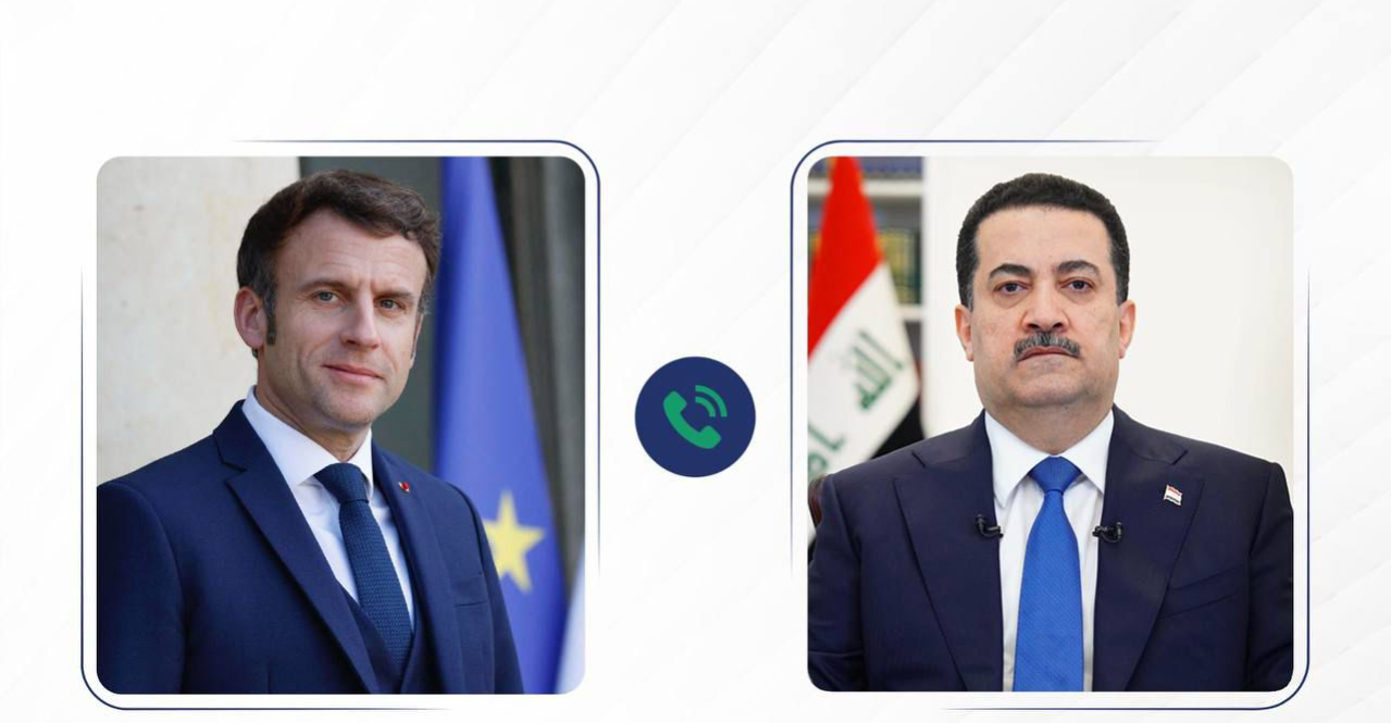 السوداني يرتقب زيارة ماكرون الى بغداد ويحذر من حرب جديدة في المنطقة