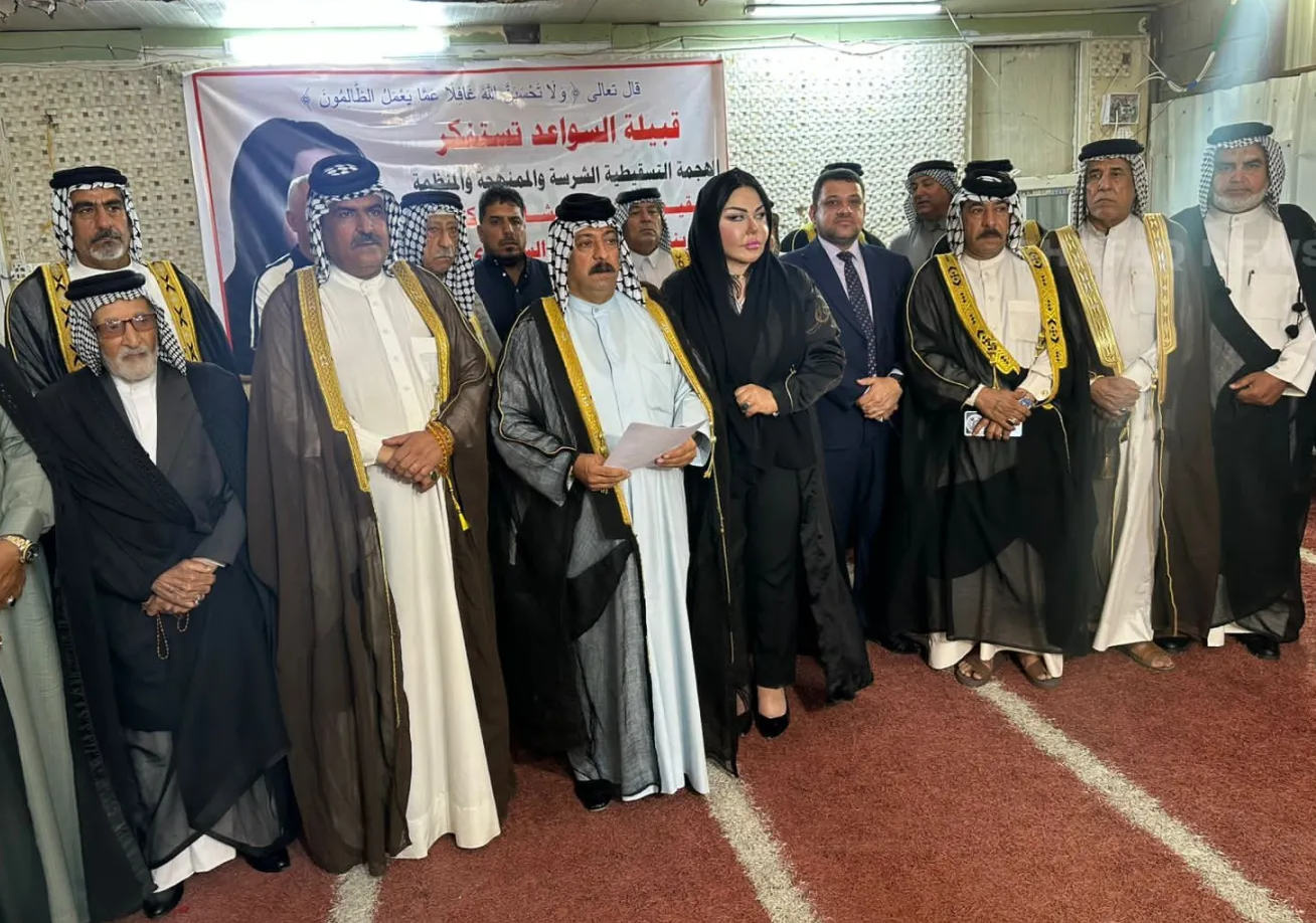 زينب الساعدي تستعين بالعشيرة وتلويح بتظاهرة بعد واقعة سرقة المناشف